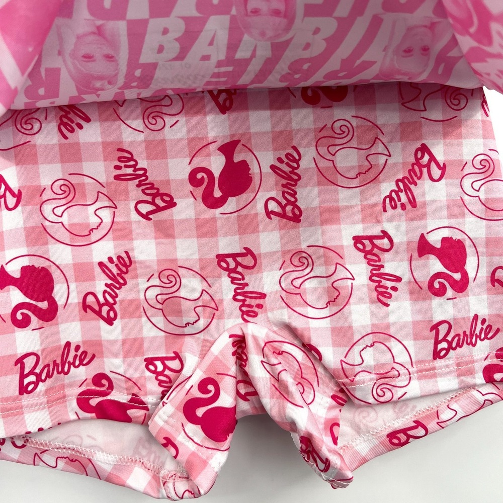 Barbie 4pk girlshorts handcraft athletic underwear pink boy shorts undies 10 - Picture 5 of 8